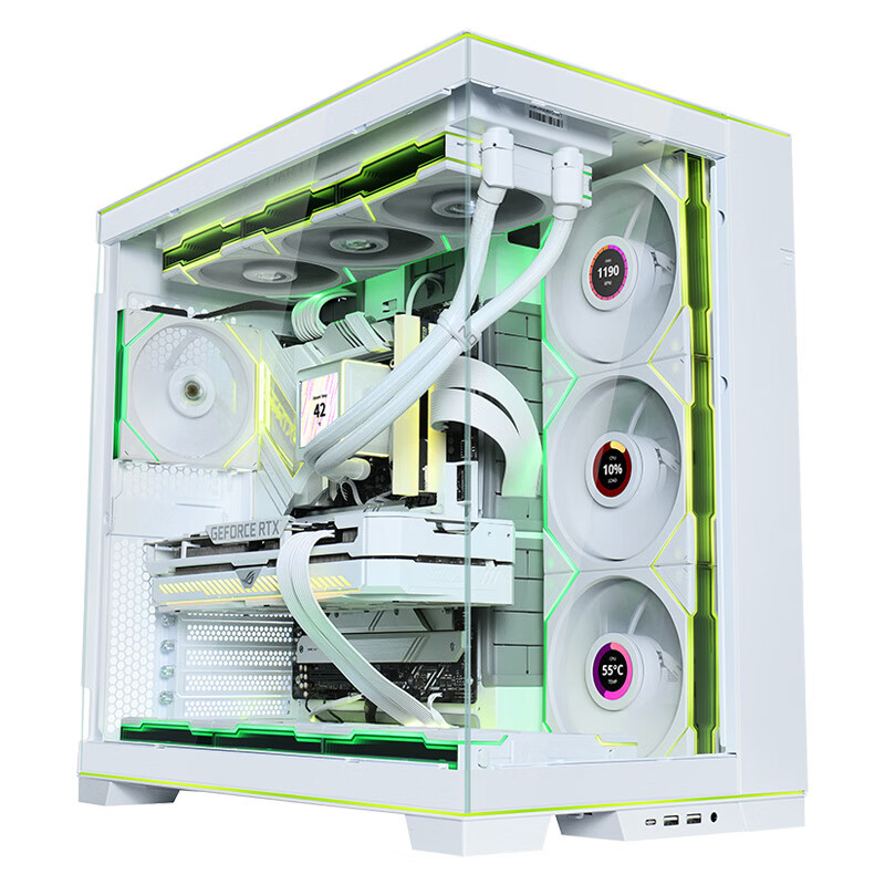 LIANLI联力包豪斯EVO RGB 白色/黑色 电脑海景房机箱 双AR